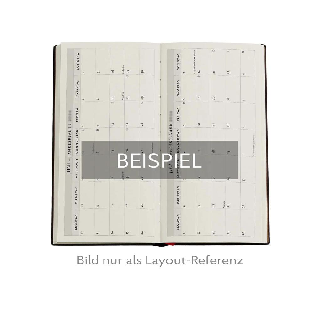 Weitere Ansicht: 12-Monatskalender. 2026 Heckenkirsche Schlank Verso