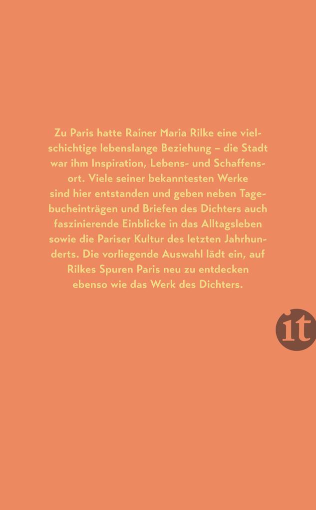 Weitere Ansicht: Rilke in Paris | Rainer Maria Rilke