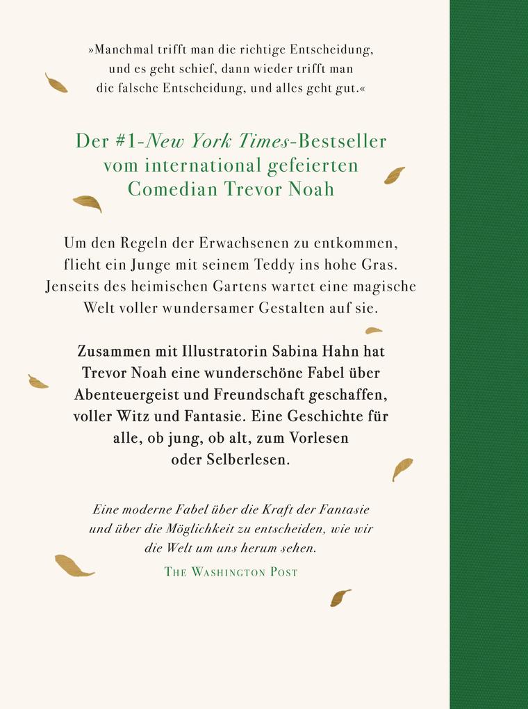Weitere Ansicht: Ins hohe Gras | Trevor Noah