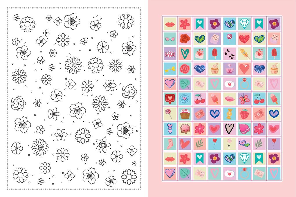 Weitere Ansicht: Stickerbuch Love I Über 1000 Sticker