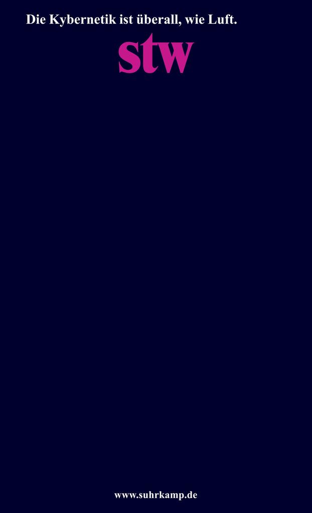 Weitere Ansicht: Kybernetik und Kritik | Anna-Verena Nosthoff