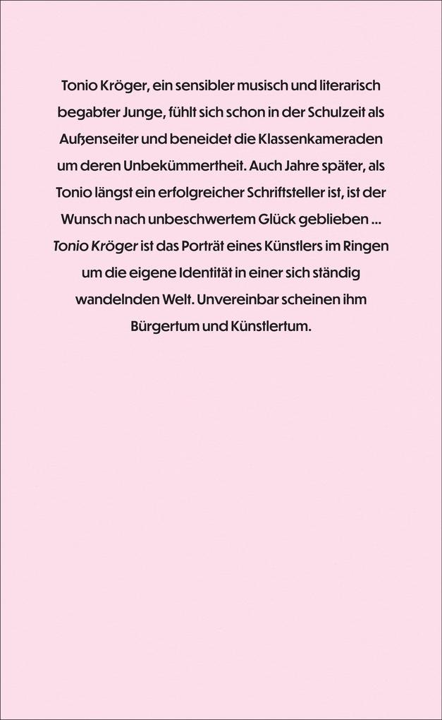 Weitere Ansicht: Tonio Kröger | Thomas Mann