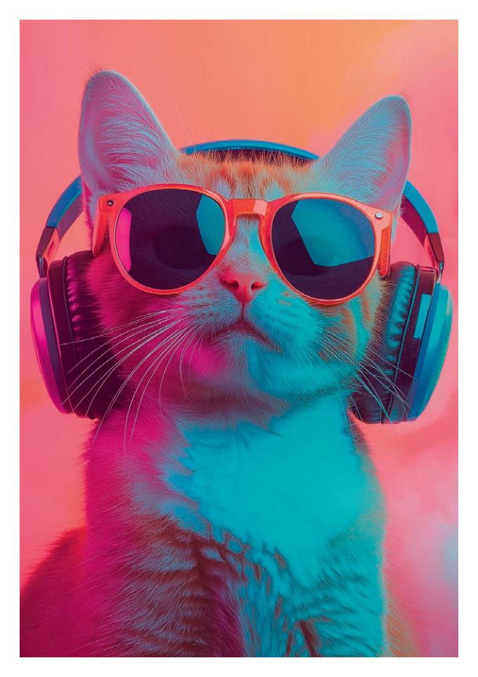 Weitere Ansicht: Postkartenblock Crazy Cats