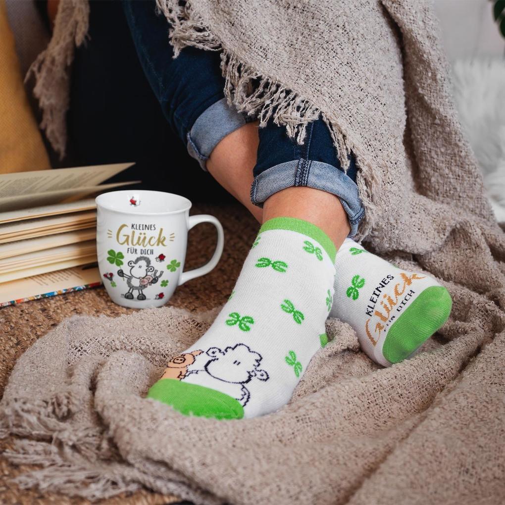 Weitere Ansicht: Tasse mit Golddruck "Kleines Glück für dich"