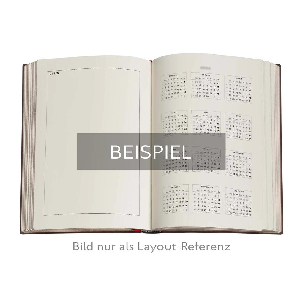 Weitere Ansicht: 12-Monatskalender. 2026 Blühende Poesie Midi Verso