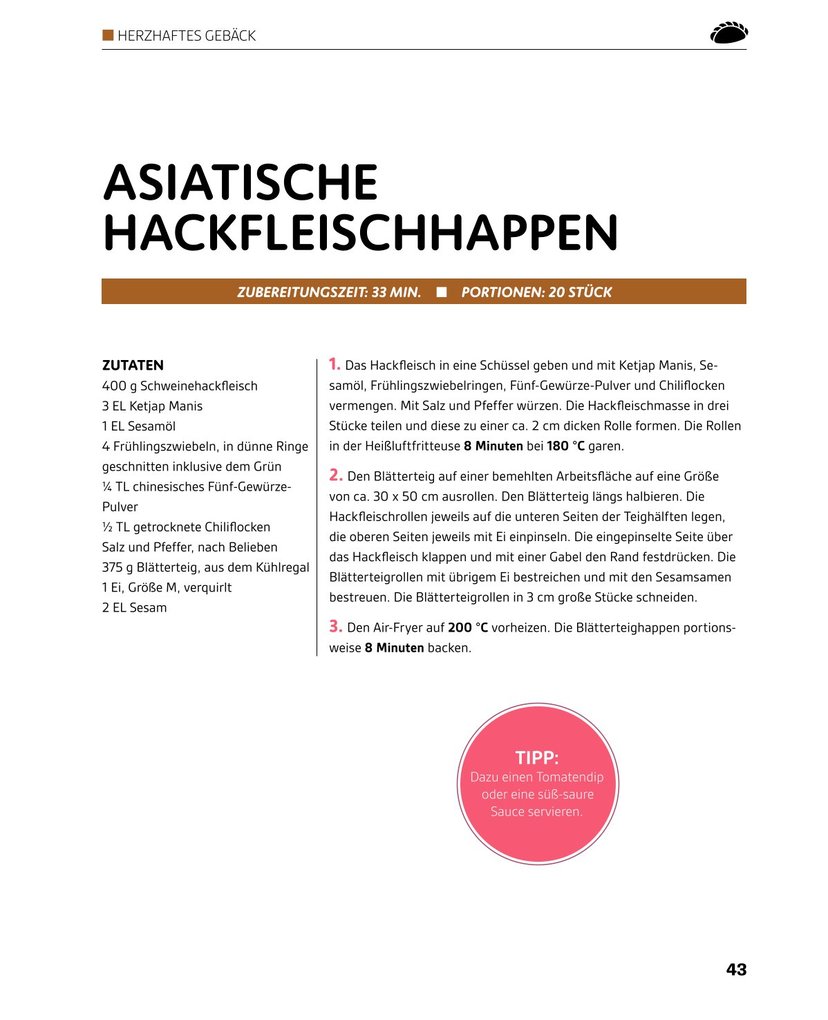 Weitere Ansicht: Heißluftfritteuse GOLD Das Backbuch | Antje Watermann