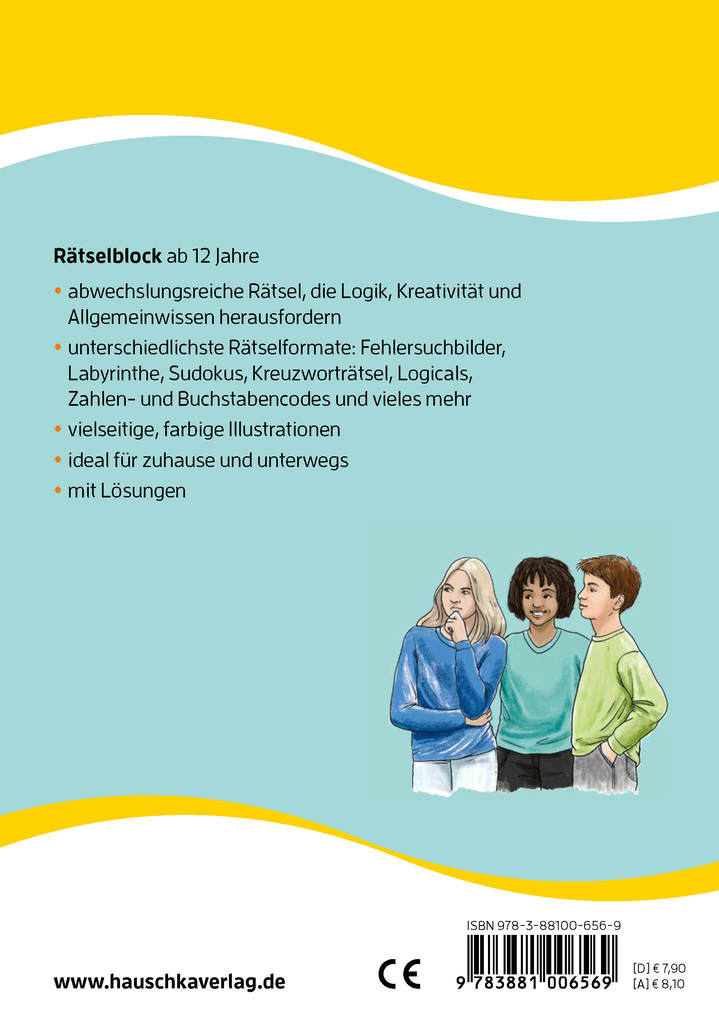 Weitere Ansicht: Rätselblock ab 12 Jahre, Band 1 | Joshua Schulz