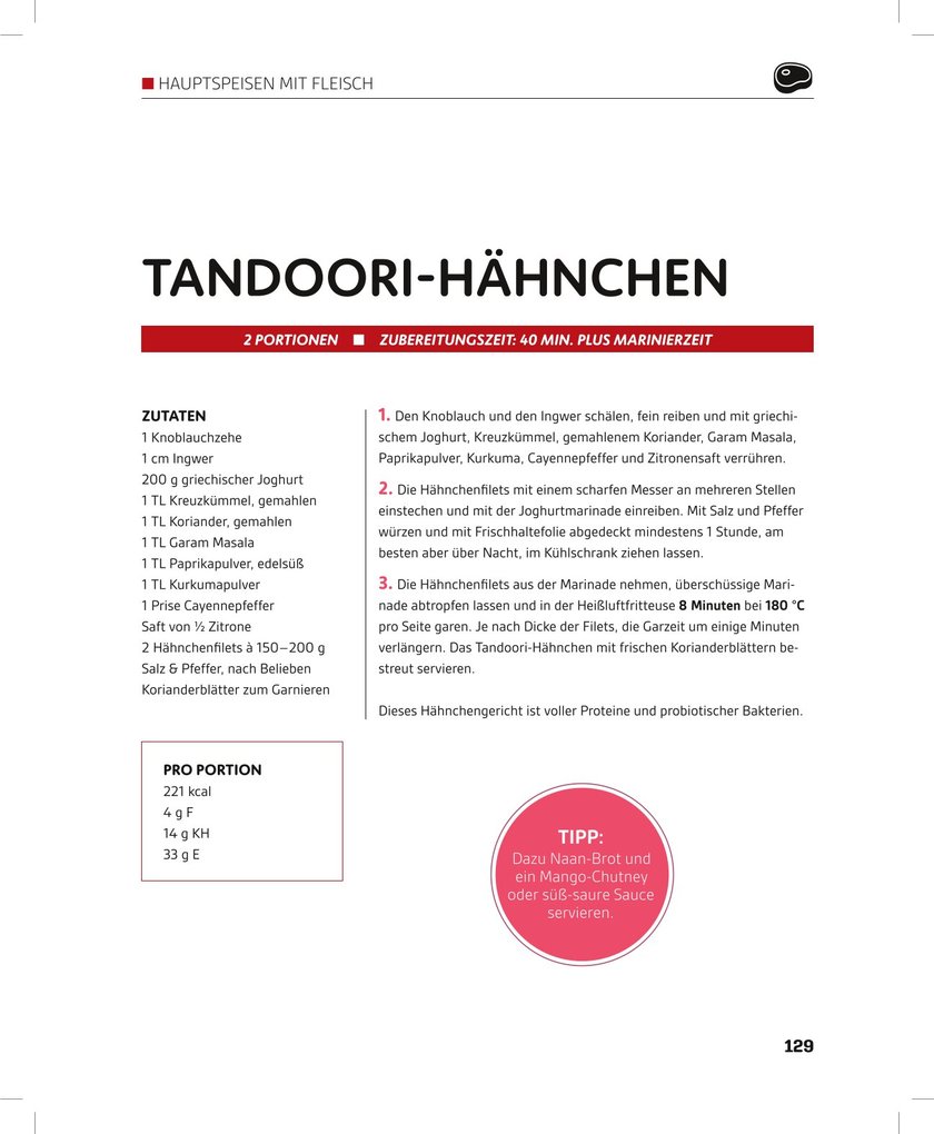 Weitere Ansicht: Heißluftfritteuse GOLD Lecker Abnehmen | Antje Watermann