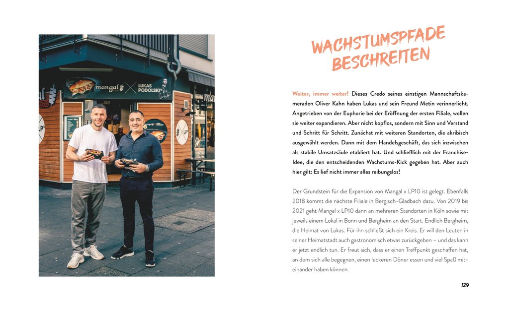 Weitere Ansicht: Mutig bleiben | Lukas Podolski, Metin Dag