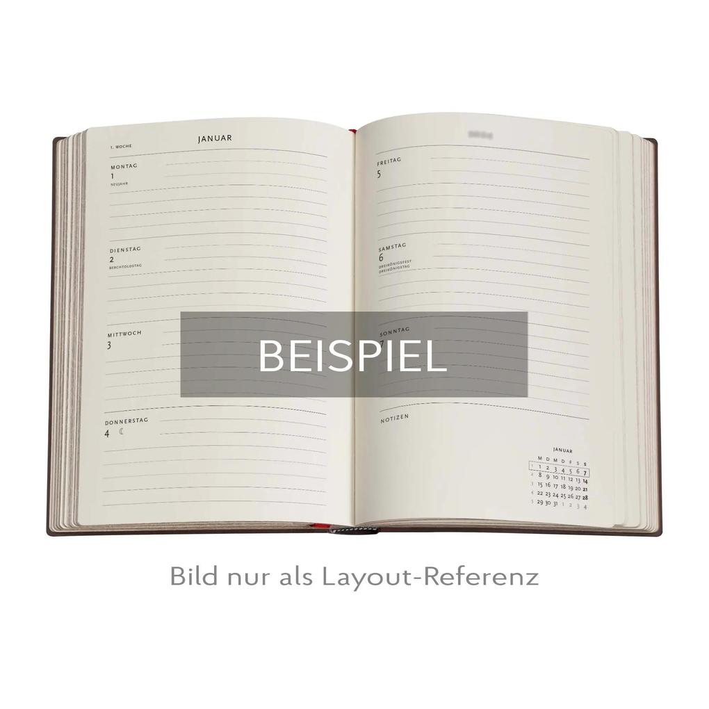 Weitere Ansicht: 12-Monatskalender. 2026 Morris Windstoß Midi Horizontal