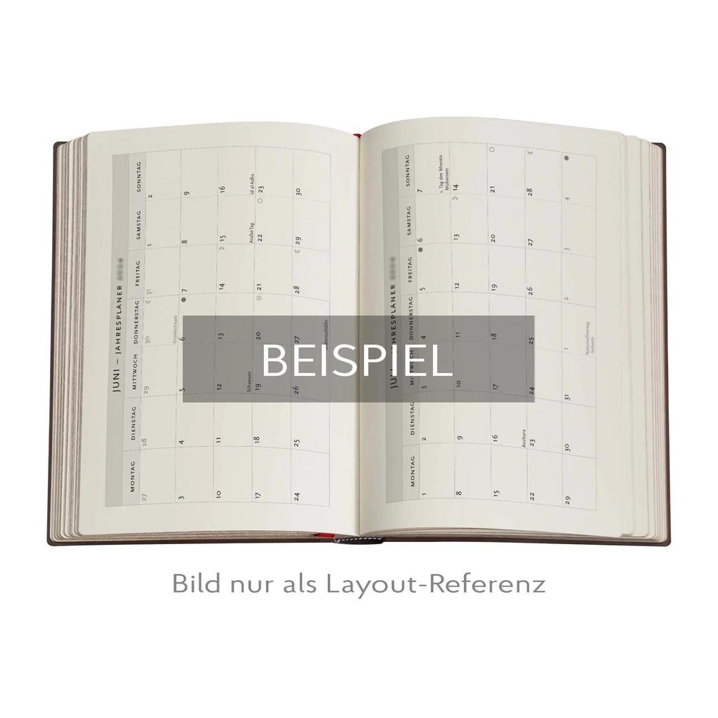 Weitere Ansicht: 12-Monatskalender. 2026 Morris Windstoß Midi Horizontal