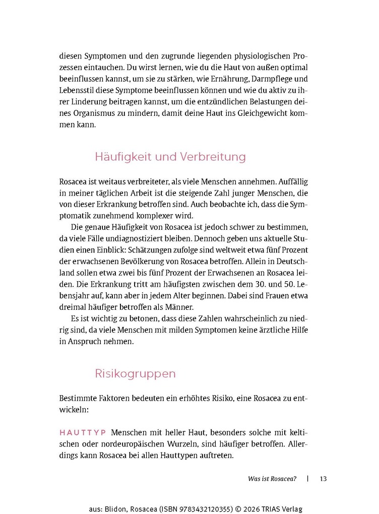 Weitere Ansicht: Rosacea | Elke Blidon