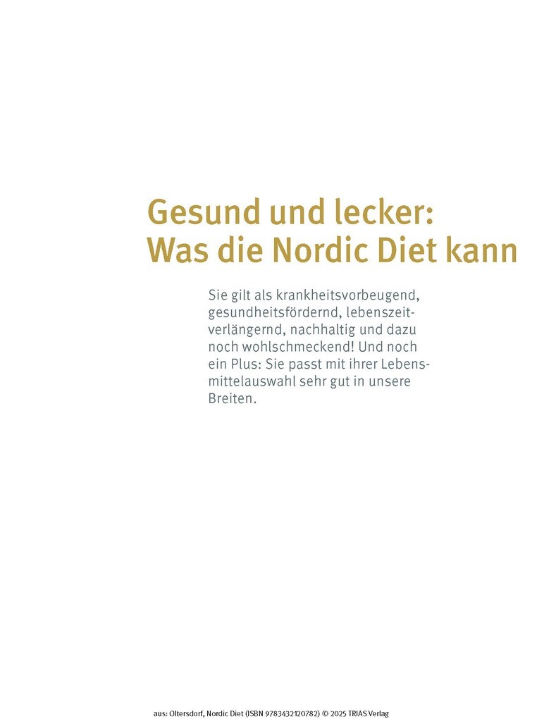 Weitere Ansicht: Medical Cooking: Nordic Diet | Daniela Oltersdorf