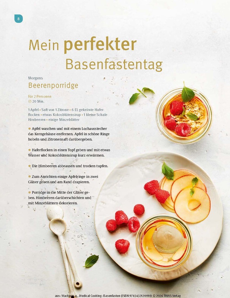 Weitere Ansicht: Medical Cooking: Basenfasten | Sabine Wacker, Martina Huber