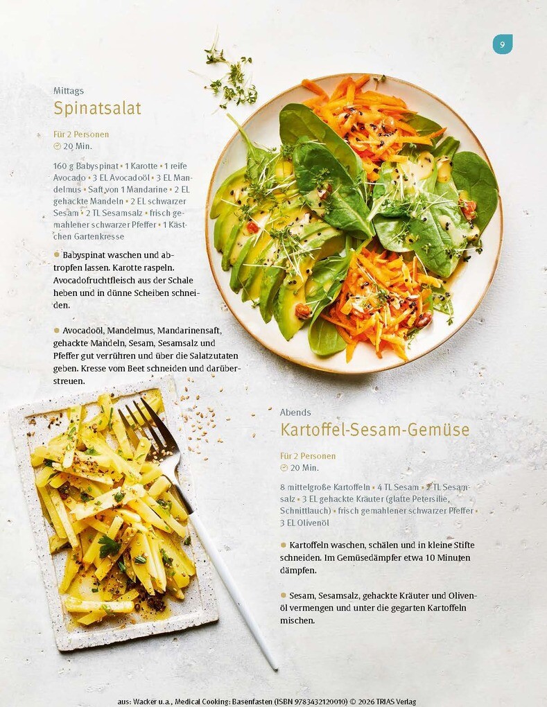 Weitere Ansicht: Medical Cooking: Basenfasten | Sabine Wacker, Martina Huber
