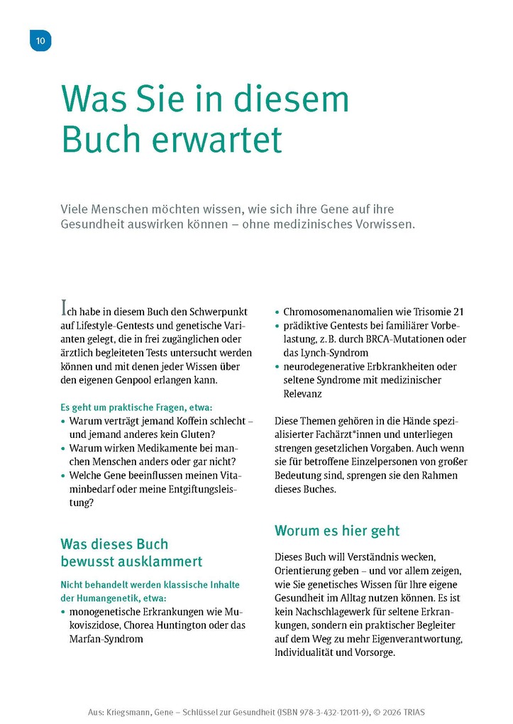 Weitere Ansicht: Gene - Schlüssel zur Gesundheit | Jörg Kriegsmann