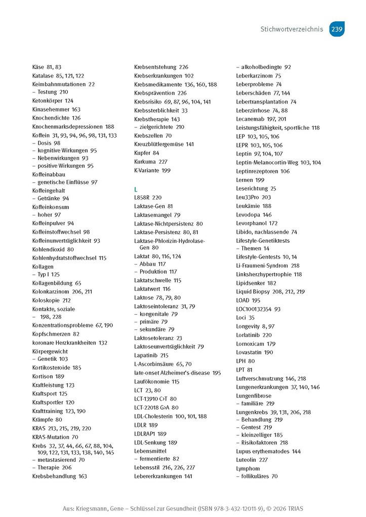 Weitere Ansicht: Gene - Schlüssel zur Gesundheit | Jörg Kriegsmann