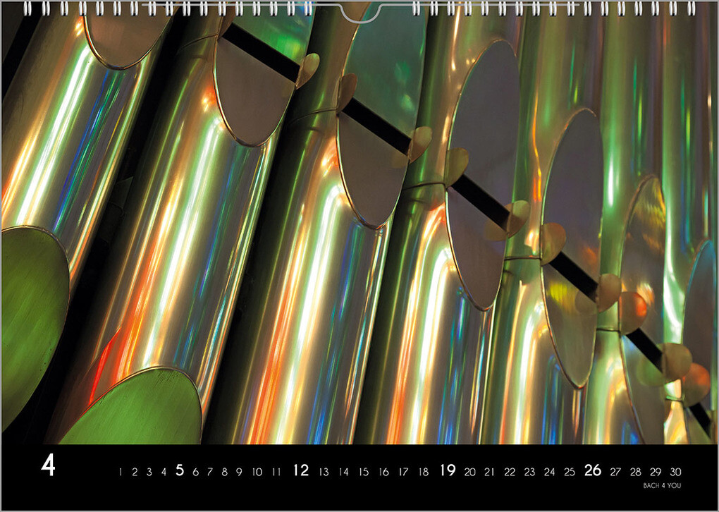 Weitere Ansicht: Musikinstrumente, ein Musik-Kalender 2026, DIN A3 | Peter Bach jr.