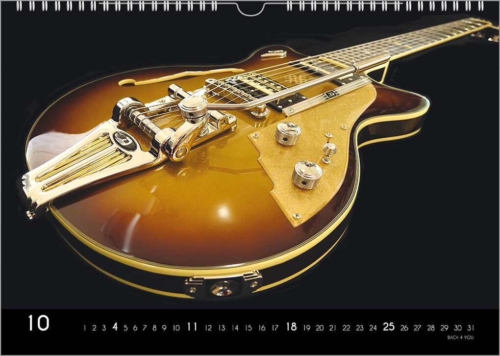 Weitere Ansicht: Musikinstrumente, ein Musik-Kalender 2026, DIN A3 | Peter Bach jr.