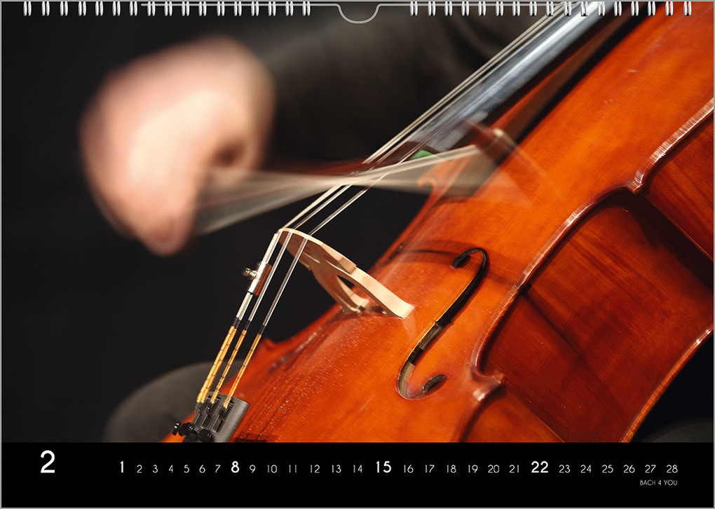 Weitere Ansicht: Der Kalender für Klassik-Musik-Freunde, ein Musik-Kalender, 2026, DIN A4 | Peter Bach jr.