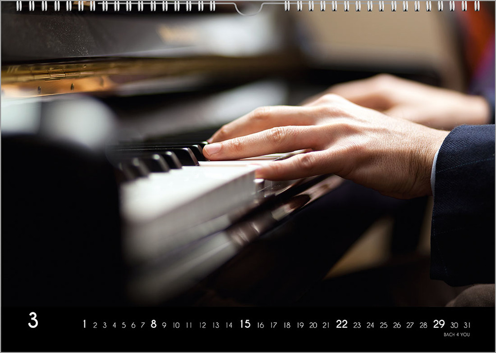 Weitere Ansicht: Der Kalender für Klassik-Musik-Freunde, ein Musik-Kalender, 2026, DIN A4 | Peter Bach jr.