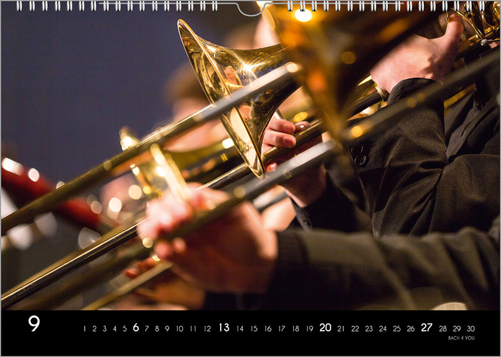 Weitere Ansicht: Der Kalender für Klassik-Musik-Freunde, ein Musik-Kalender, 2026, DIN A4 | Peter Bach jr.