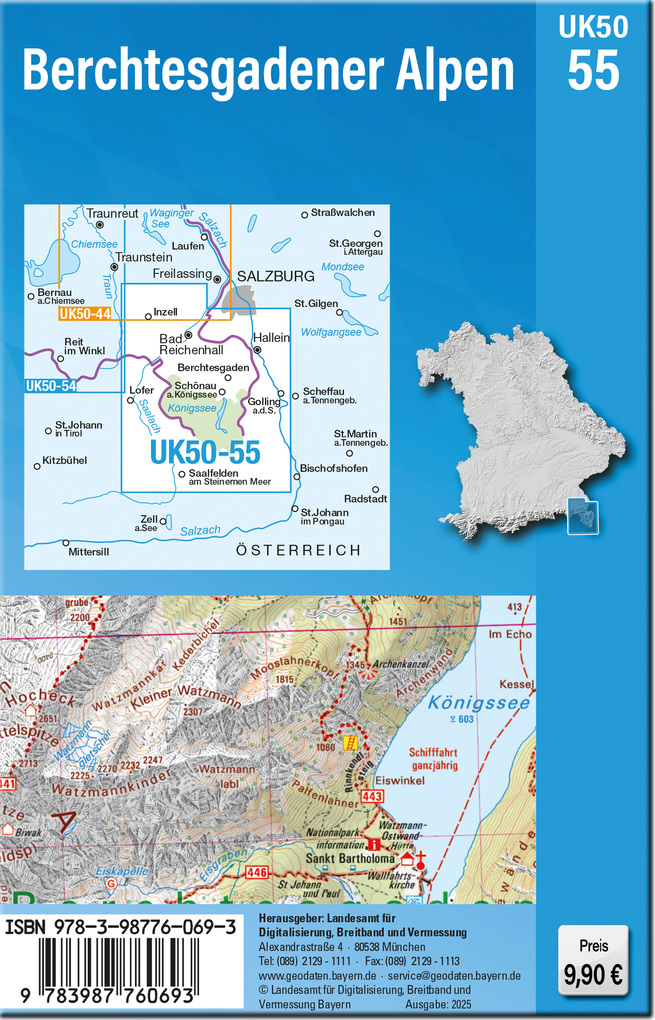 Weitere Ansicht: UK50-55 Berchtesgadener Alpen