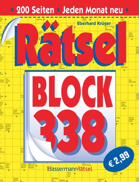 Produktbild: Rätselblock 338 (5 Exemplare à 2,99 EUR) | Eberhard Krüger