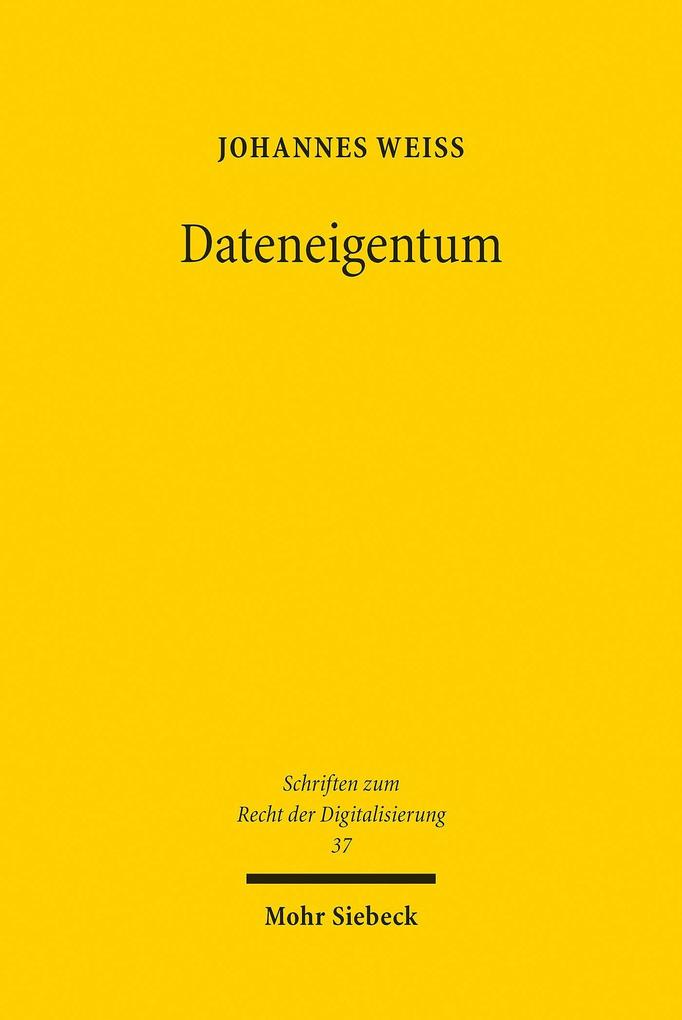 Produktbild: Dateneigentum | Johannes Weiß