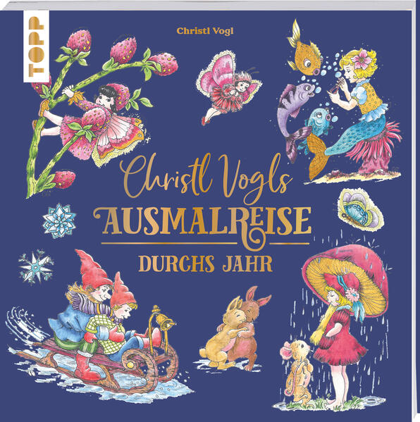 Produktbild: Christl Vogls Ausmalreise - Durchs Jahr | Christl Vogl