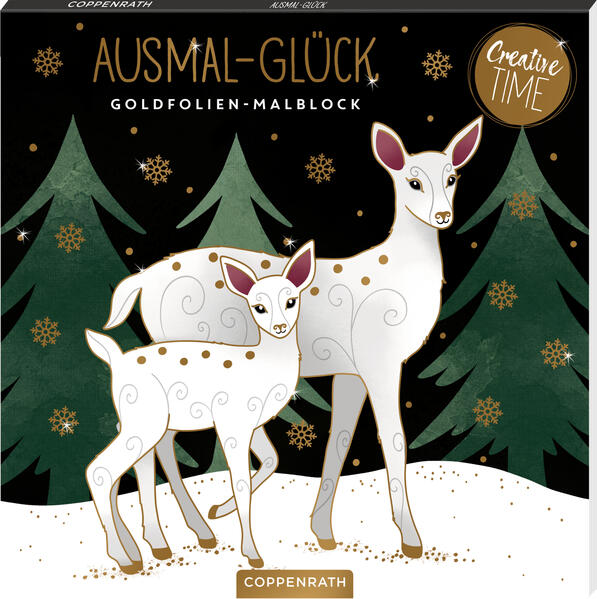 Produktbild: Ausmal-Glück Goldfolien-Malblock