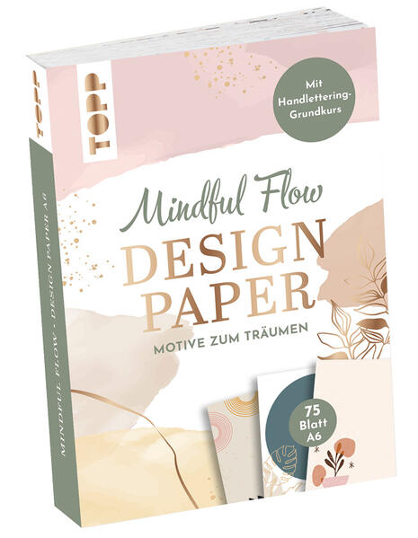 Produktbild: Design Paper Mindful Flow A6 | Ludmila Blum