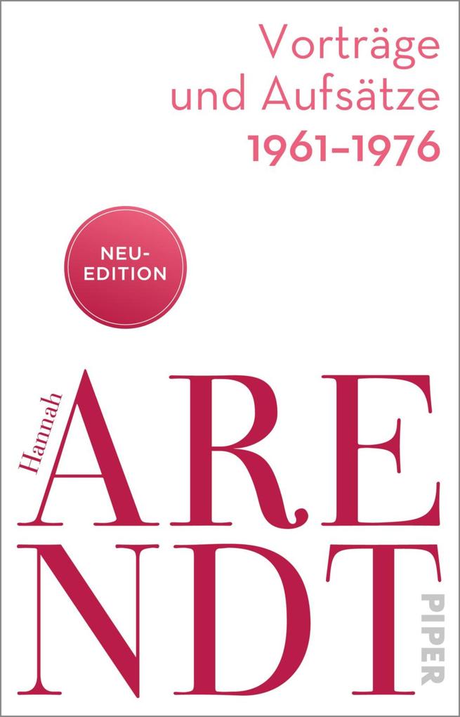 Produktbild: Vorträge und Aufsätze 1961-1976 | Hannah Arendt