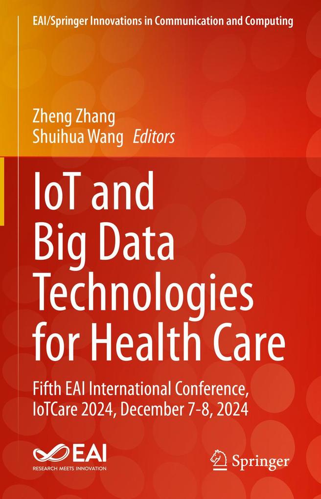 Produktbild: IoT and Big Data Technologies for Health Care