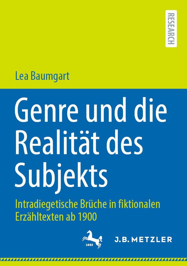 Produktbild: Genre und die Realität des Subjekts | Lea Baumgart