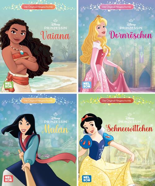 Produktbild: Nelson Mini-Bücher: 4er Disney Prinzessin 21-24