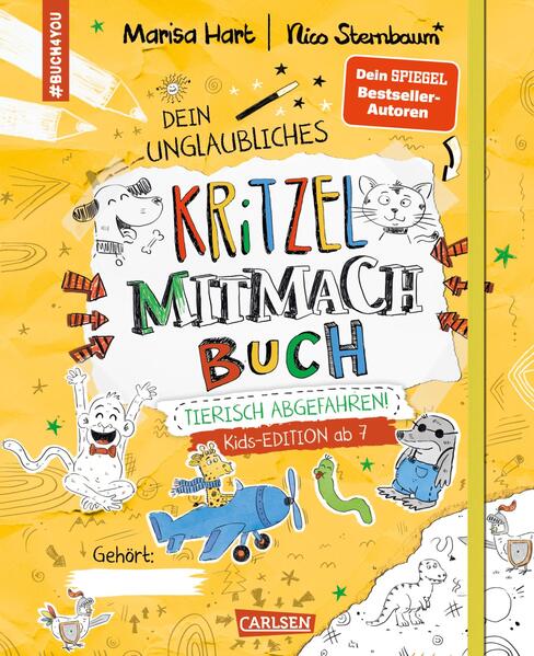 Produktbild: #buch4you: Dein unglaubliches Kritzel-Mitmach-Buch | Marisa Hart