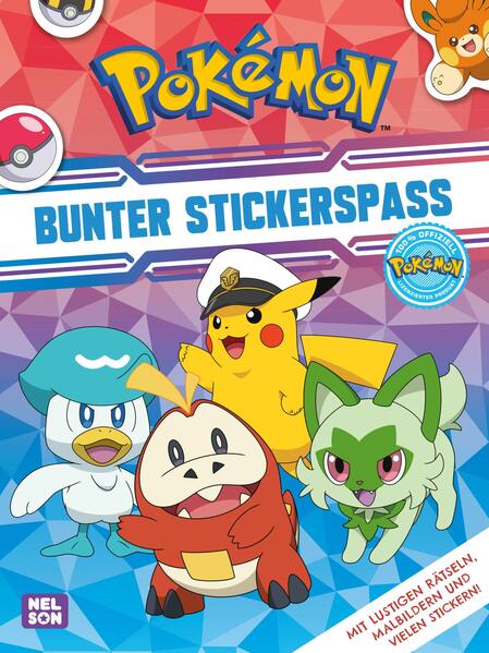 Produktbild: Pokémon Activity-Buch: Bunter Stickerspaß