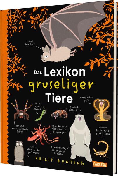 Produktbild: Das Lexikon gruseliger Tiere | Philip Bunting
