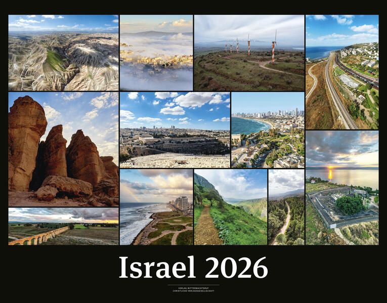 Produktbild: Israelkalender 2026 Black Version