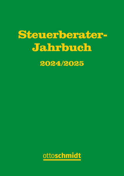 Produktbild: Steuerberater-Jahrbuch 2024/2025