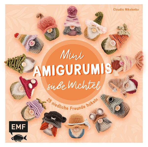 Produktbild: Mini-Amigurumis - Süße Wichtel | Claudia Nikolenko