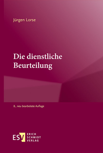 Produktbild: Die dienstliche Beurteilung | Jürgen Lorse
