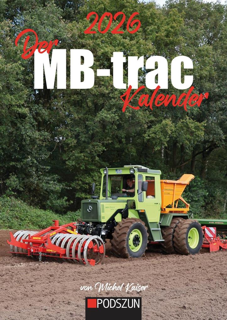 Produktbild: Der MB-trac Monatskalender 2026