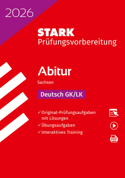 Produktbild: STARK Deutsch GK/LK - Abitur 2026 Sachsen - Prüfungsvorbereitung