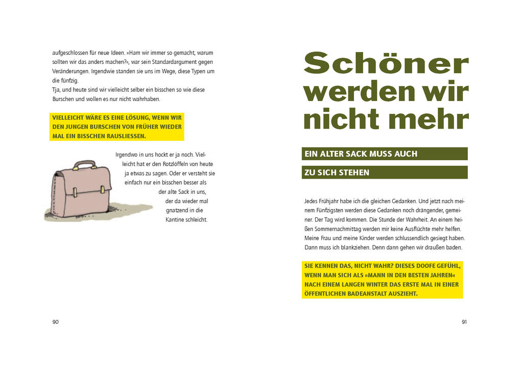 Weitere Ansicht: Alter Sack, was nun? Das Überlebensbuch für Männer. Mit Illustrationen von Til Mette | Kester Schlenz