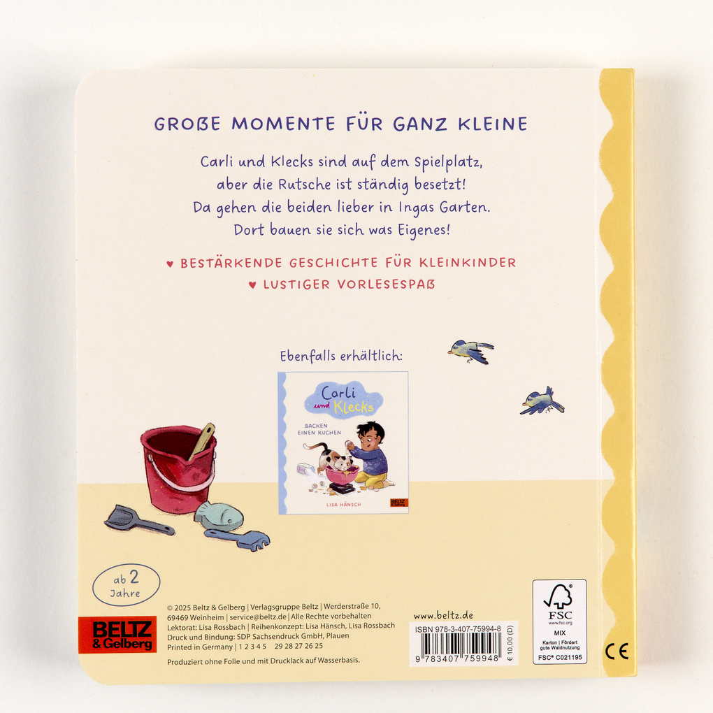 Weitere Ansicht: Carli und Klecks gehen auf den Spielplatz | Lisa Hänsch