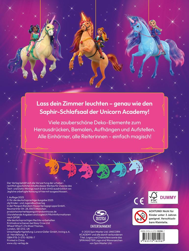 Weitere Ansicht: Unicorn Academy - Dekospaß zum Bemalen