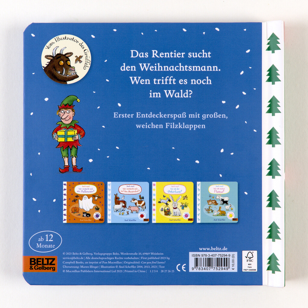 Weitere Ansicht: Such mal! Wo ist der Weihnachtsmann? | Axel Scheffler