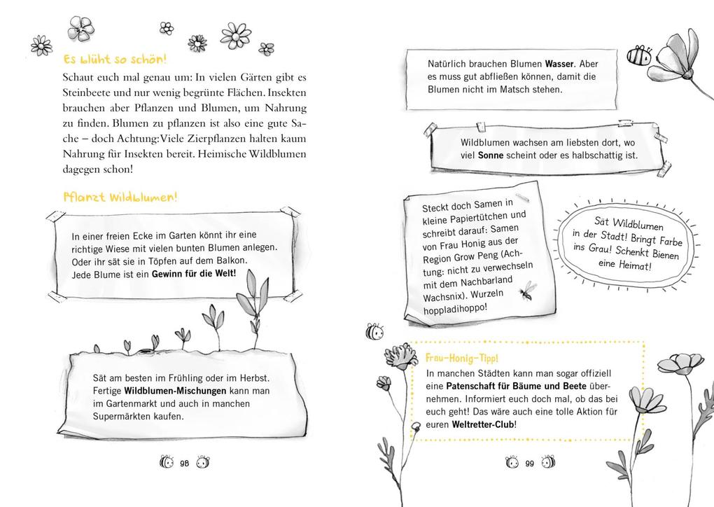 Weitere Ansicht: Frau Honig: Frau Honigs kleines Weltretter-Buch | Sabine Bohlmann